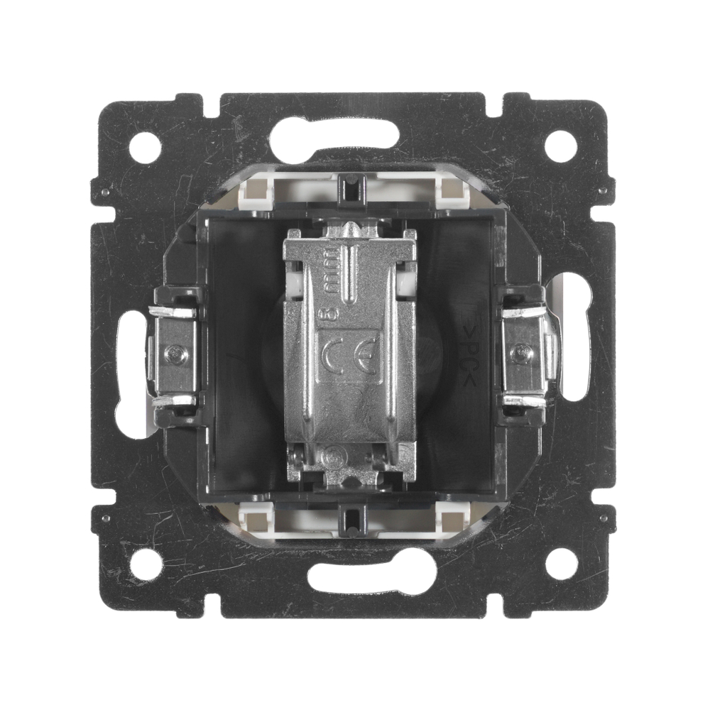 Розетка TV (телевизионная) проходная - алюминий Valena Classic LEGRAND