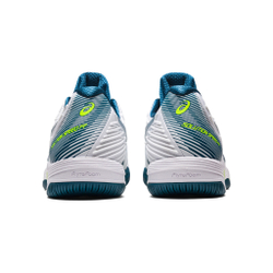 Мужские теннисные кроссовки ASICS Solution Speed FF 2 All Court Shoe Men - White, Petrol