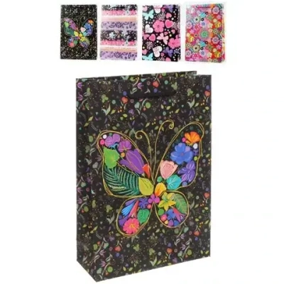 Пакет подарочный «Яркие краски» 25*37*9 см, микс