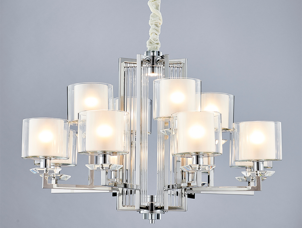 Подвесная люстра Newport ALEXANDRA 4408+4/C chrome, М0058549