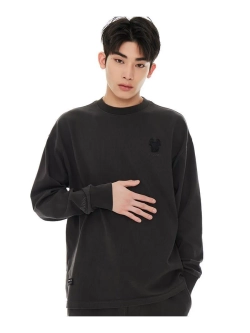 Свитшот с длинным рукавом с принтом salt washing