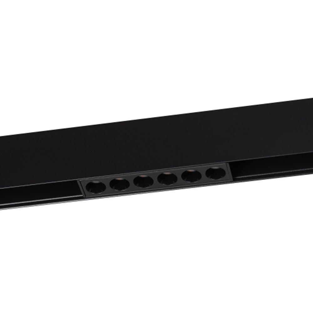 Магнитный трековый светильник ЭРА TRM20-3-11-6W3K BK для системы NOVA 48V 6Вт 3000К направленный свет черный | Магнитные трековые светильники