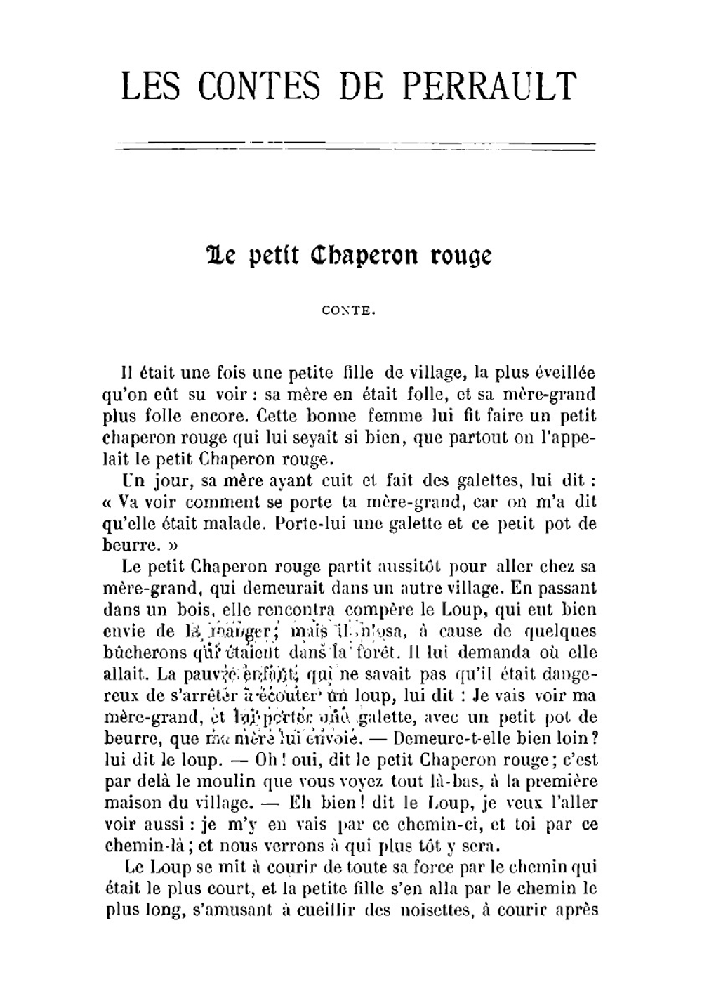 Les contes de Perrault | Charles Perrault