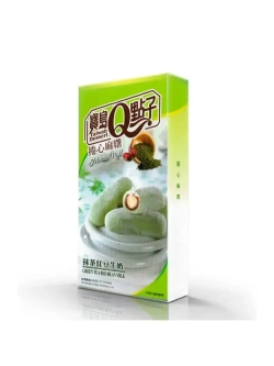 Q-Idea Пирожное Моти ролл молочный, Матча, 150гр.