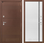 Дверь с терморазрывом входная Лабиринт Термо Лайт 22 Белый софт