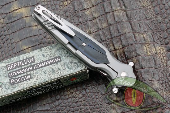 Складной нож REPTILIAN Магистр 3-2 c клинком из стали D2, рукоять G10