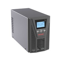 Онлайн ИБП ДКС серии Small Tower, 1000 ВА/900 Вт, 1/1, 2xSchuko, EPO, USB, RS-232, RJ45, без АКБ, 7 Ач