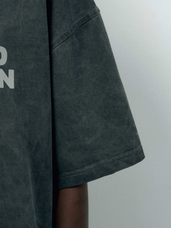 Футболка оверсайз серая