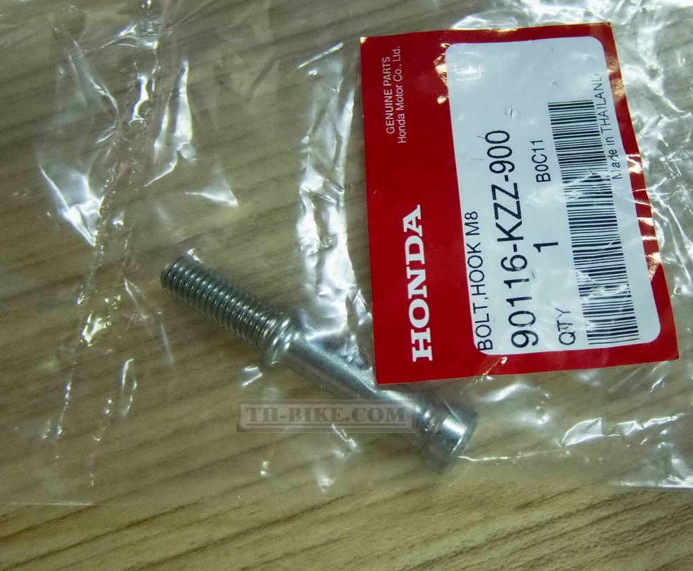 90116-KZZ-900. BOLT, HOOK, 8MM