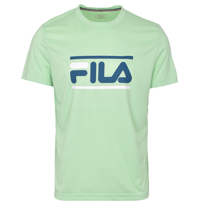 Мужская теннисная футболка Fila T-Shirt Emilio - green ash