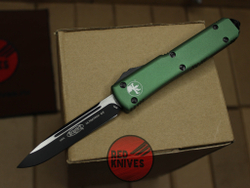 Нож Microtech Ultratech Standard S/E A+++ - зеленая рукоять, черный клинок