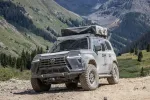 Силовой бампер передний с доп. светом и креплением под лебедку для Lexus GX 550 GX550 2024+ Лексус защитный обвес