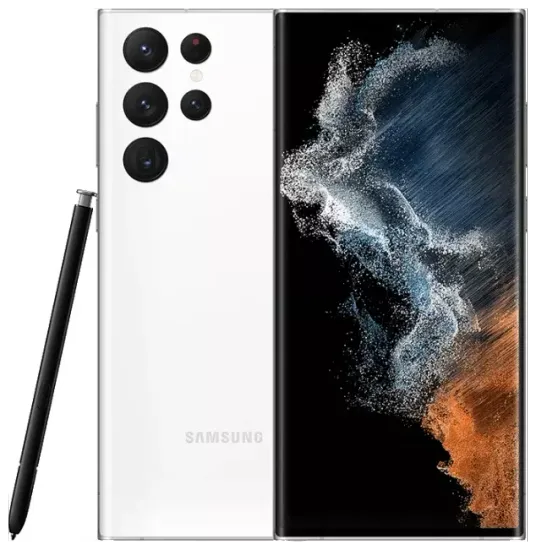 Смартфон Samsung Galaxy S22 Ultra 8/128 ГБ, Белый фантом