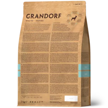 Grandorf White Fish, Adult Mini для мелких пород (Белая рыба)