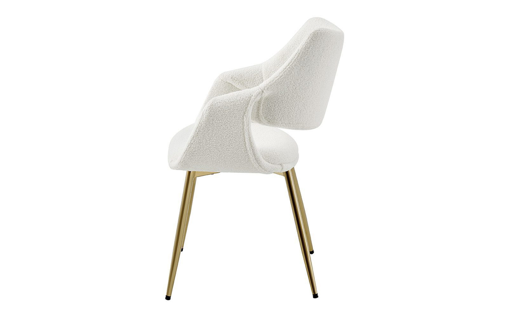 Стул JY6145Q белый IPD1859-1/золото