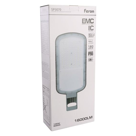 Уличный консольный светодиодный светильник Feron SP3073 51800