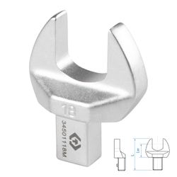 KING TONY (34501118M) Насадка рожковая серии "FIT", 18 мм, 9х12 мм