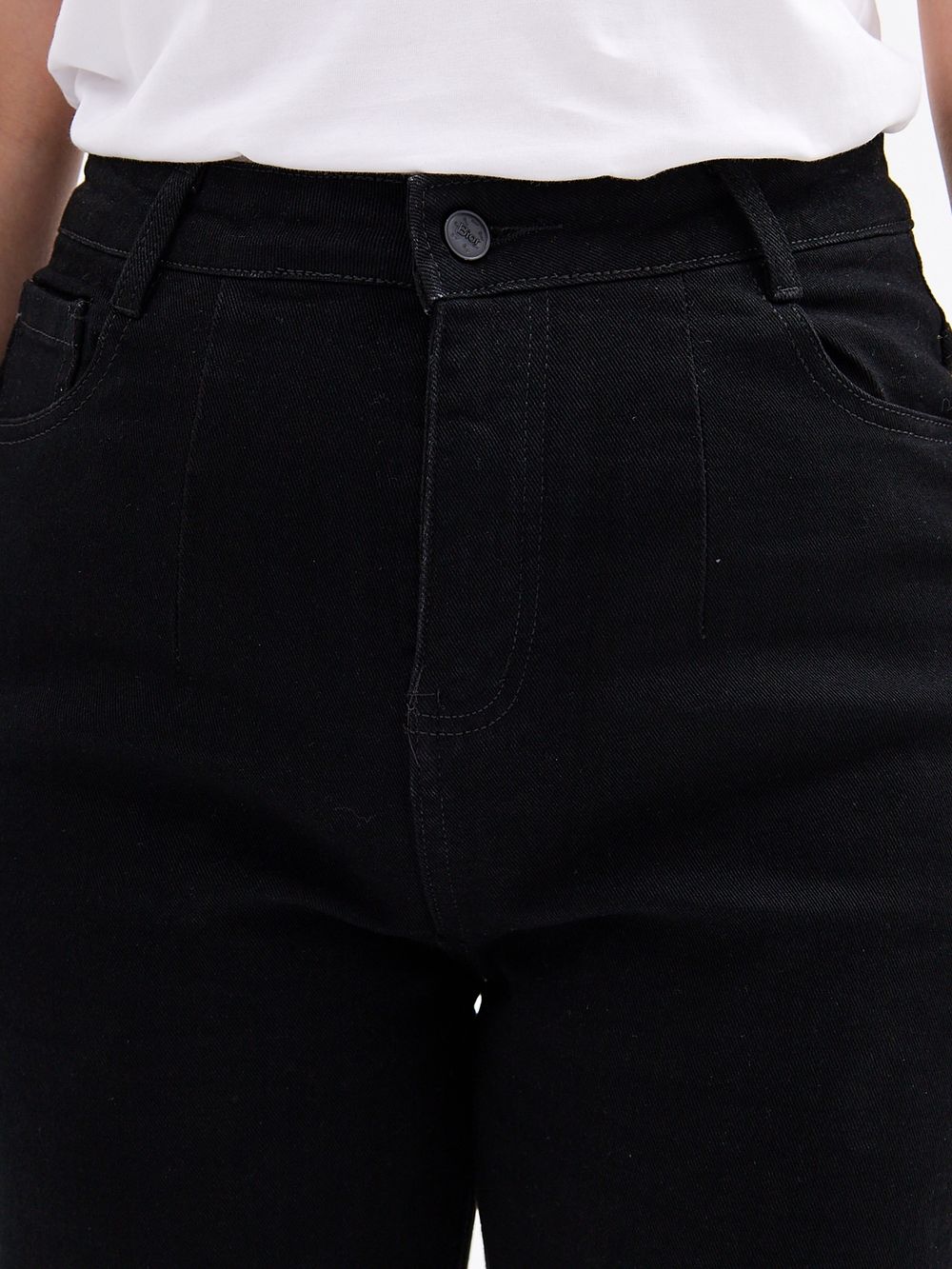 Джинсы больших размеров на молнии