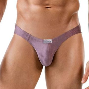 Мужские трусы слипы коричневые Clever Moda AURA BRIEF 184519
