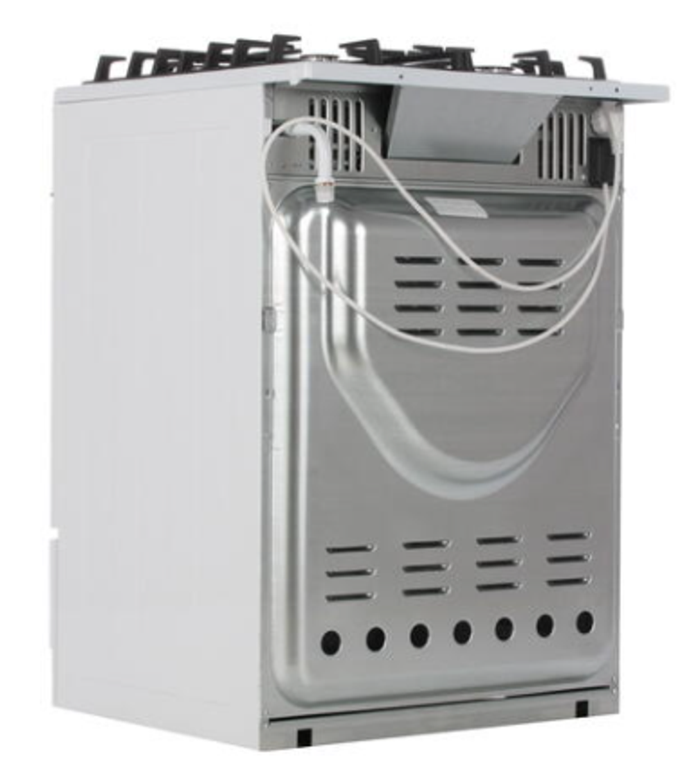 Плита газовая GEFEST 6500-02 0042 (бел.с растр.рис)