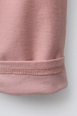 ZARA БРЮКИ ИЗ САРЖИ С ПУГОВИЦЕЙ, РОЗОВЫЙ