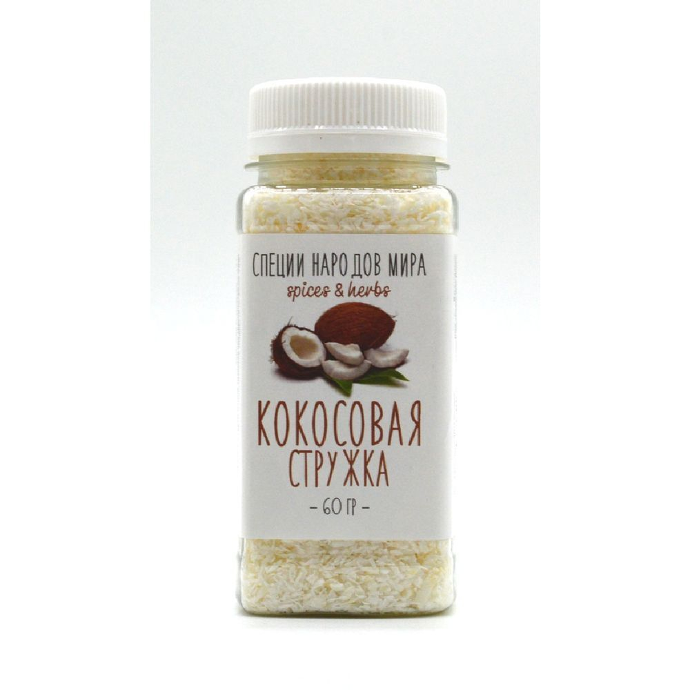 Organic Food Кокосовая стружка, 60 гр.