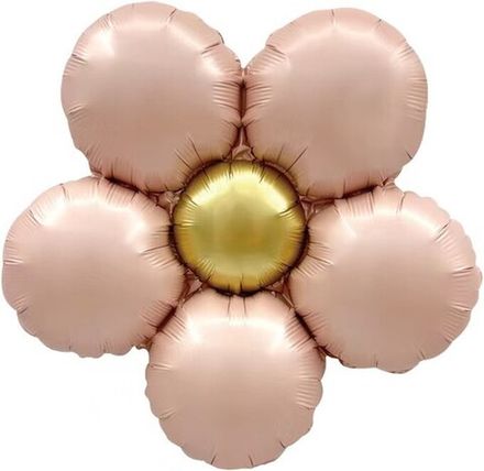 Фигура "Ромашка розовый сатин" 46 см НЕ ЛЕТАЕТ