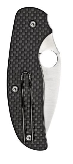 Складной нож Spyderco Sage C123CFP c клинком из стали CPM-S30V, рукоять карбон