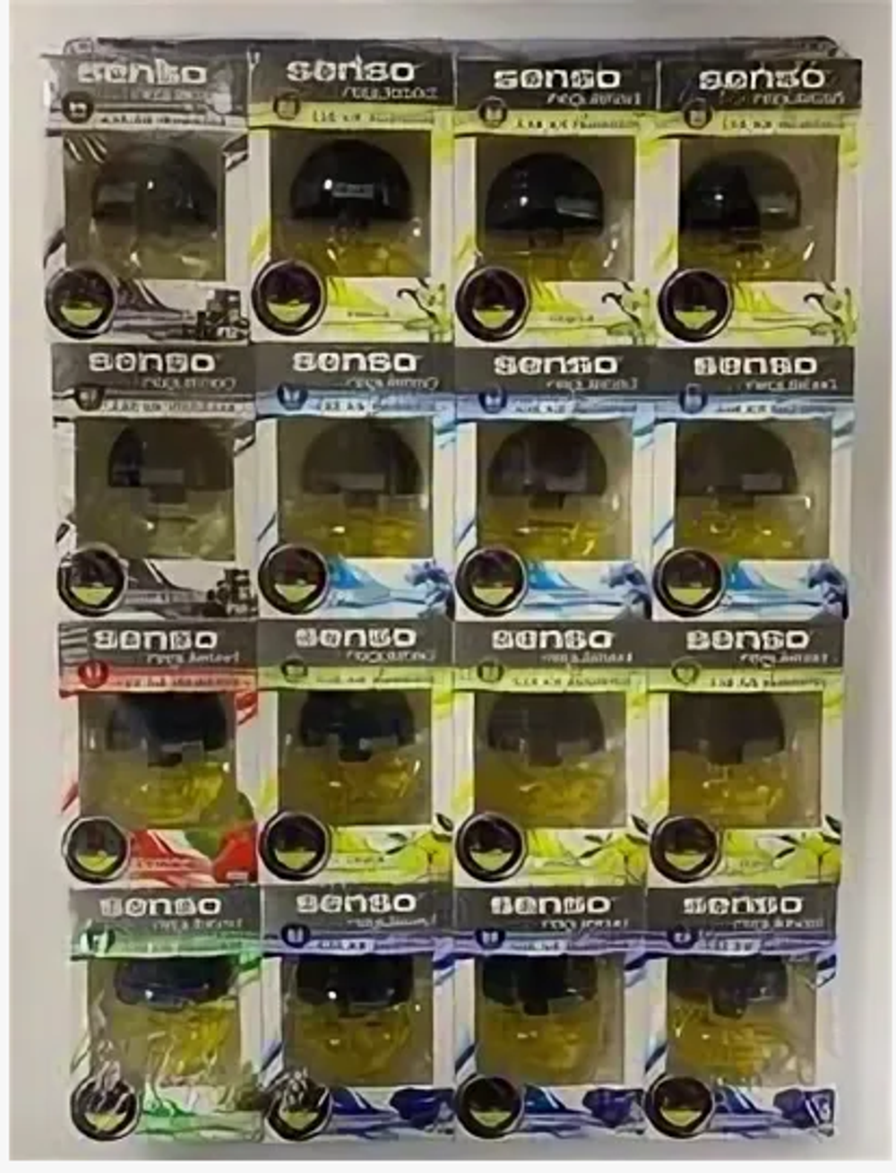 Ароматизатор на обдув Dr Marcus  SENSO regulated     ЛИСТ 16шт Ассорти