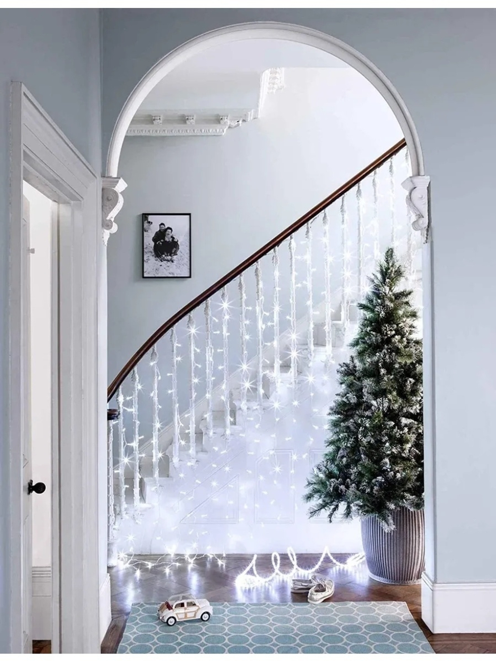 Гирлянда штора 3*2 метра/3*2/дождь/дождик на окно