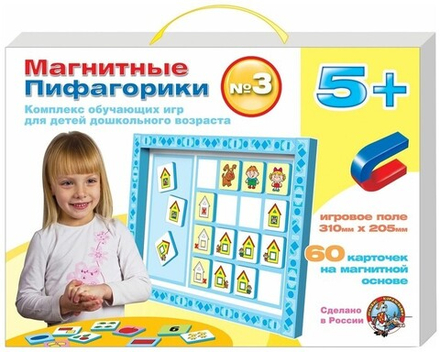 Настольная игра "Магнитные Пифагорики"