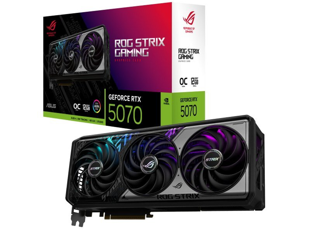 Видеокарта Asus Nvidia GeForce RTX 5070 ROG STRIX [90YV0M80-M0NA00]