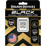 Карта памяти Delkin Devices Black 4.0 CFexpress Type B 256GB, R/W 3650/3250 МБ/с