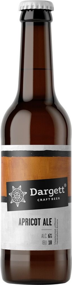 Пиво Даргетт Абрикосовый Эль / Dargett Apricot Ale 0.33л - 24шт