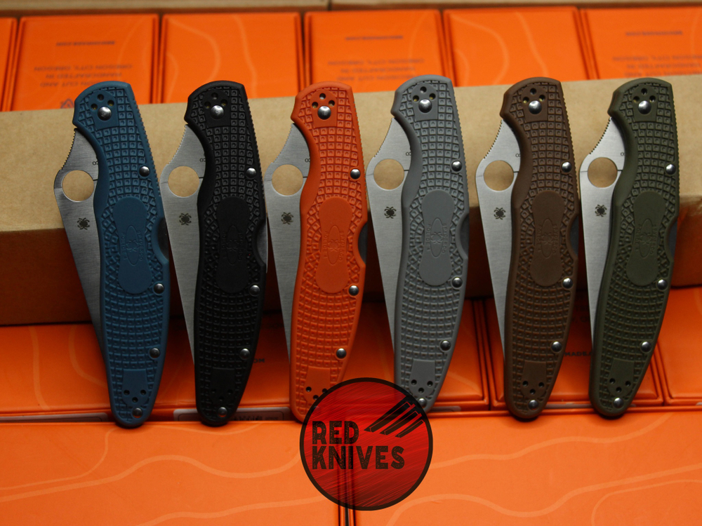 Нож Spyderco Police LTW - рукоять оранж A+++