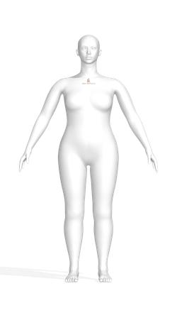 3D аватар манекена Моника