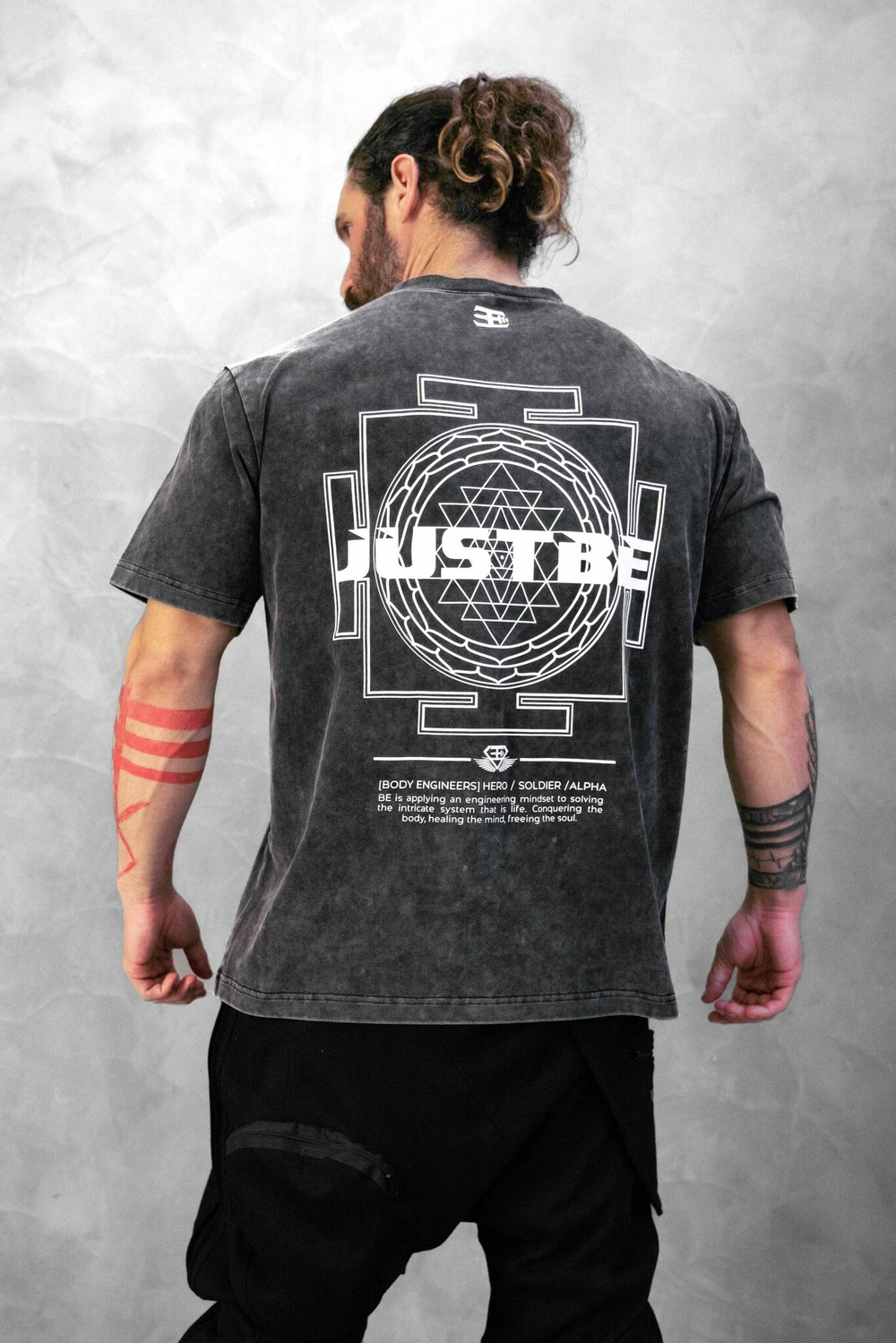 Футболка BODY ENGINEERS Just BE T Shirt Grey