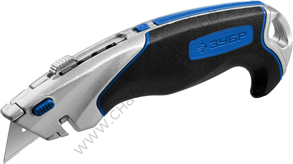 ЗУБР А24, с автостопом, универсальный нож, Профессионал (0923)