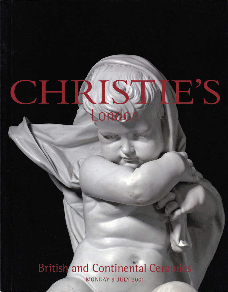 Каталог аукциона Christie's, Лондон, Британская и европейская керамика от 9 июля 2001 года