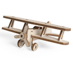 Советский самолет И-15 Lemmo - Деревянный конструктор, сборная модель, для детей