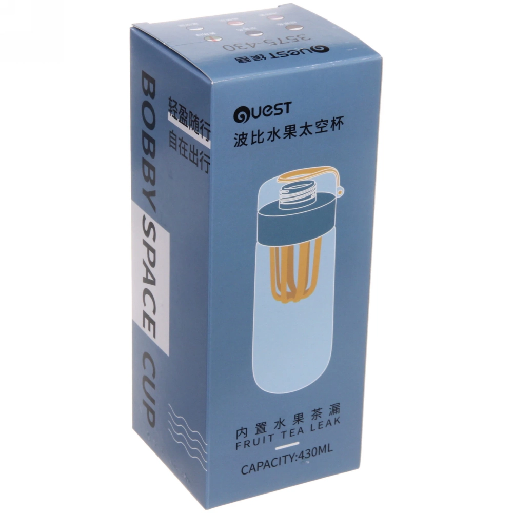 Бутылка питьевая пластиковая 430мл «Фрукты Лето»