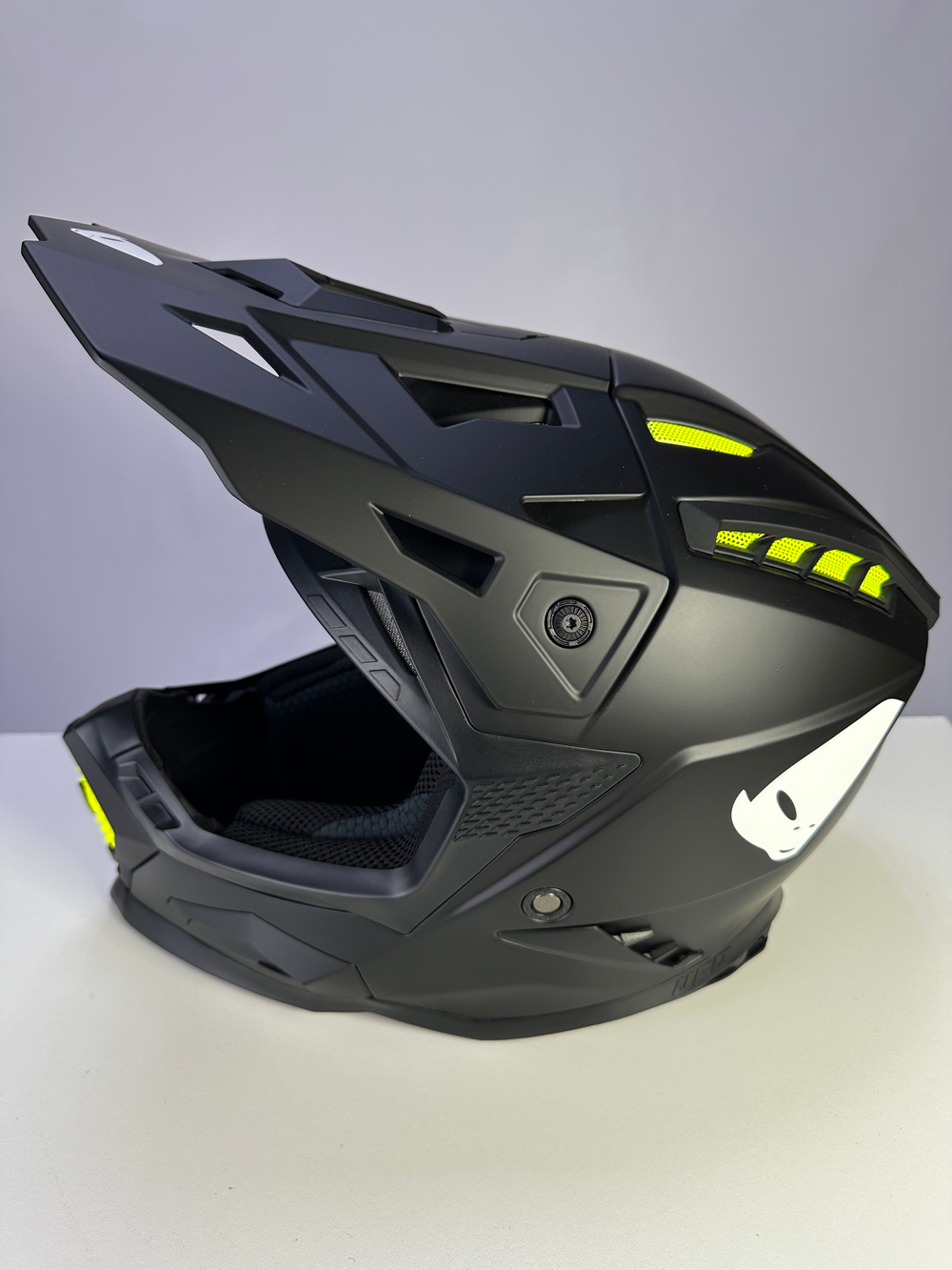 Мотошлем UFO HELMET ECHUS Black Matt