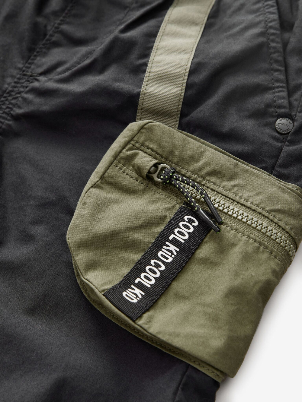 Брюки карго для мальчика Next B42-368, Черный, Хаки