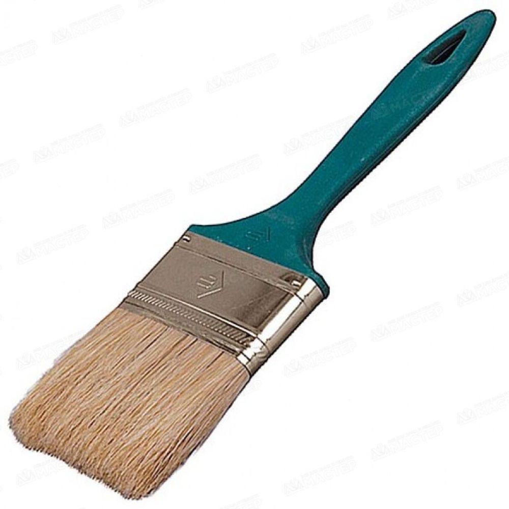 Кисть плоская ЗУБР Универсал , натуральная щетина, деревянная ручка, 63 мм