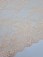 Кружево эластичное персик КС51 (23 см)