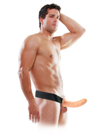 Фаллопротез с креплением Fetish Fantasy Series 8" Hollow Strap-On - Flesh (Цвет: телесный)