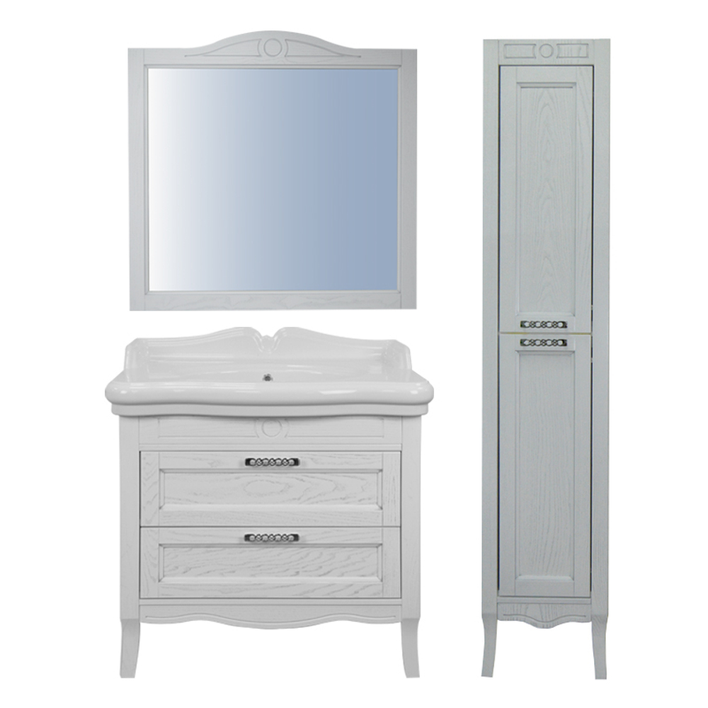 Зеркало Azario Carolina 82 см CS00068637 белый