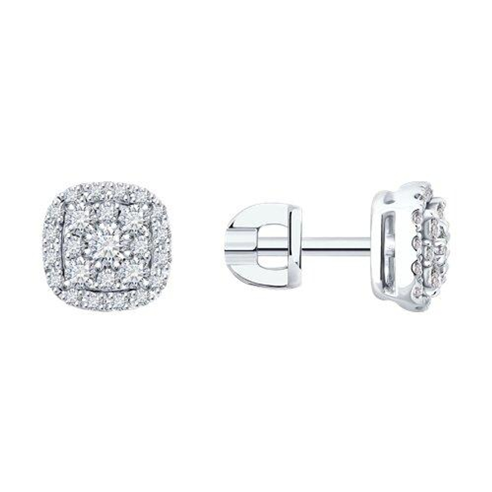 Серьги из золота с бриллиантами