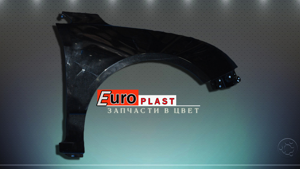 Переднее правое черное крыло  Chevrolet Cruze 2009-2012