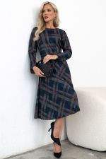 Платье Сильвия (графит/марсала) Р11-1086/19 Nikol